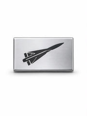Metal çanta etiketi Füze tasarımı, dayanıklı metal anahtarlık aksesuarı, şık ve kullanışlı.