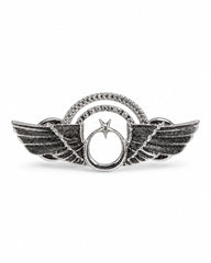 Brove HV K Çift Köprü Silver Küçük 35mm, Pilot Shop Bakırköy imzalı, metal akseuar, küçük boyutlu çift köprü brove.