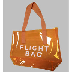 Turuncu PLAJ ÇANTASI "Flight Bag" Pilot Shop Bakırköy markalı hafif ve şık plaj çantası, rahat taşımak için uygun.