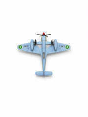 Montajlı ve boyalı Hawker Sea Furry T-61 model ve maket, sergilemeye hazır, detaylı ve gerçekçi görünüm.