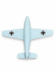 Montajlı ve boyalı Messerschmitt Me-328 model ve maket, sergilemeye hazır, detaylı uçak modeli.