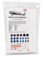 Beechcraft C-45 Expeditor Royal Navy plastik uçak maket kiti, detaylı model ve maket koleksiyon ürünü.