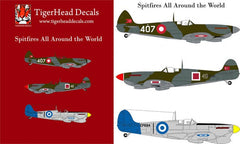 İngiliz yapımı Spitfires All Around the World 1/48 model ve maket, resin malzeme, detaylı uçak tasarımı.
