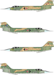 Türk Hava Kuvvetleri F-104 G Tigermeeters model ve maket, 1/32 ölçek, resin malzeme, detaylı tasarım