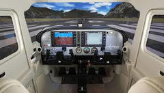Cessna 172 G1000 uçuş simülatörü, profesyonel eğitim için gerçekçi iç ve dış görünüm detaylarıyla PILOT SHOP BAKIRKÖY.