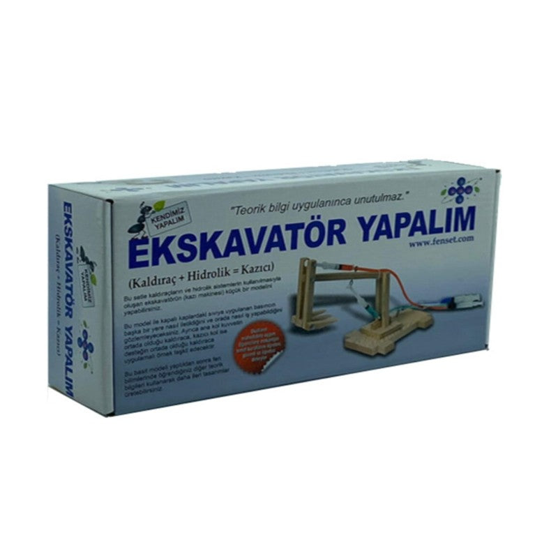 Pilot Shop Bakırköy profesyonel eğitim deney seti, ekskavatör modeli ve detaylarıyla görselde gösteriliyor.
