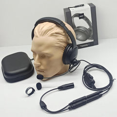 Raar MS-02 Airbus aviation headset mikrofonu, profesyonel kokpit mikrofonu, yüksek kaliteli ses iletimi için kullanılır.