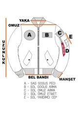Pilot Shop Bakırköy DNM90S Pilot montu kumaş A Class siyah, kaliteli tekstil ve uniform kumaşı detaylarıyla görünüm.