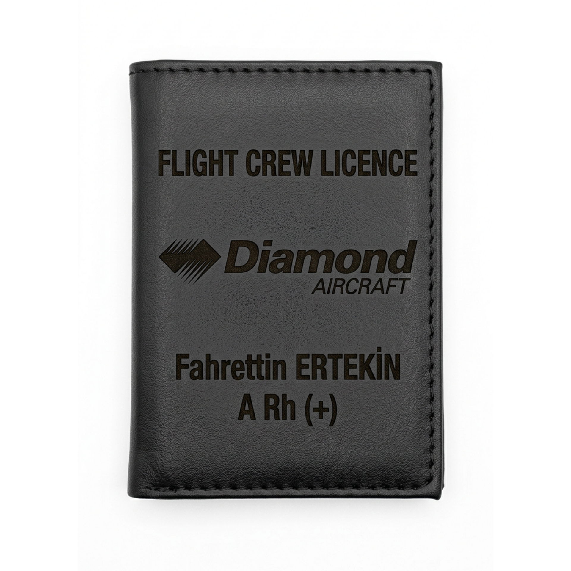 Kişiye Özel "Flight Crew Licence" Lisans ve Kart Kılıfı