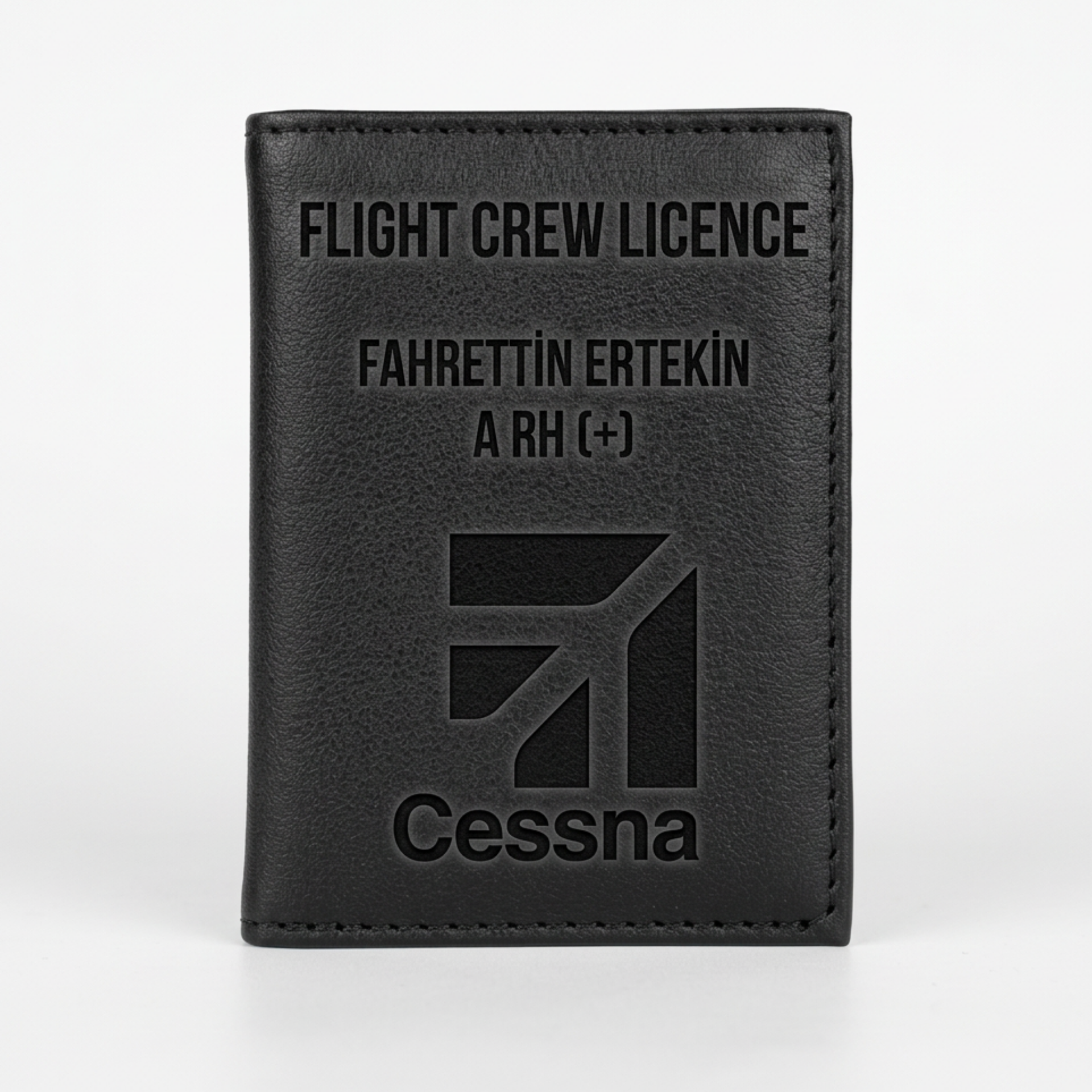 Kişiye Özel "Flight Crew Licence" Lisans ve Kart Kılıfı