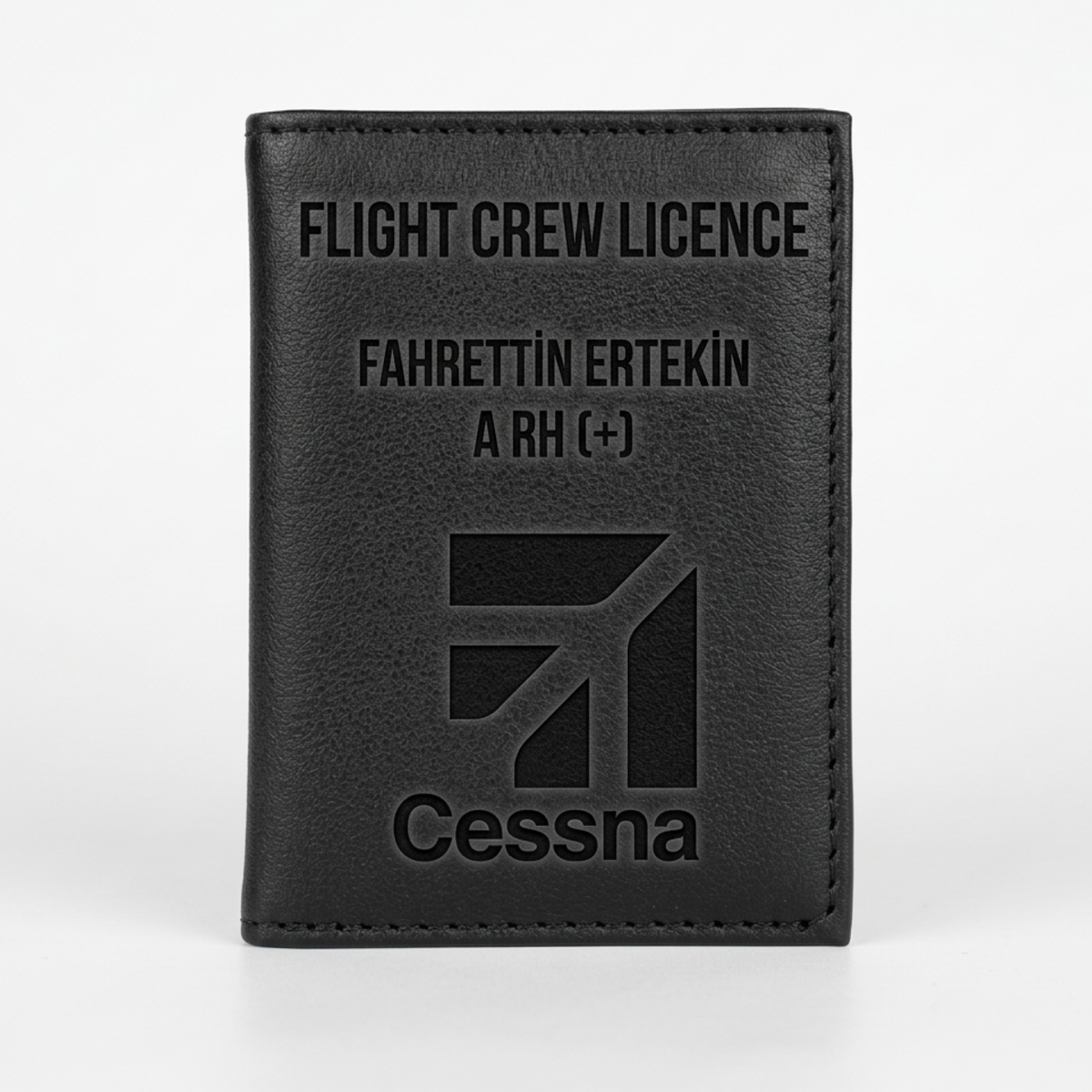 Kişiye Özel "Flight Crew Licence" Lisans ve Kart Kılıfı