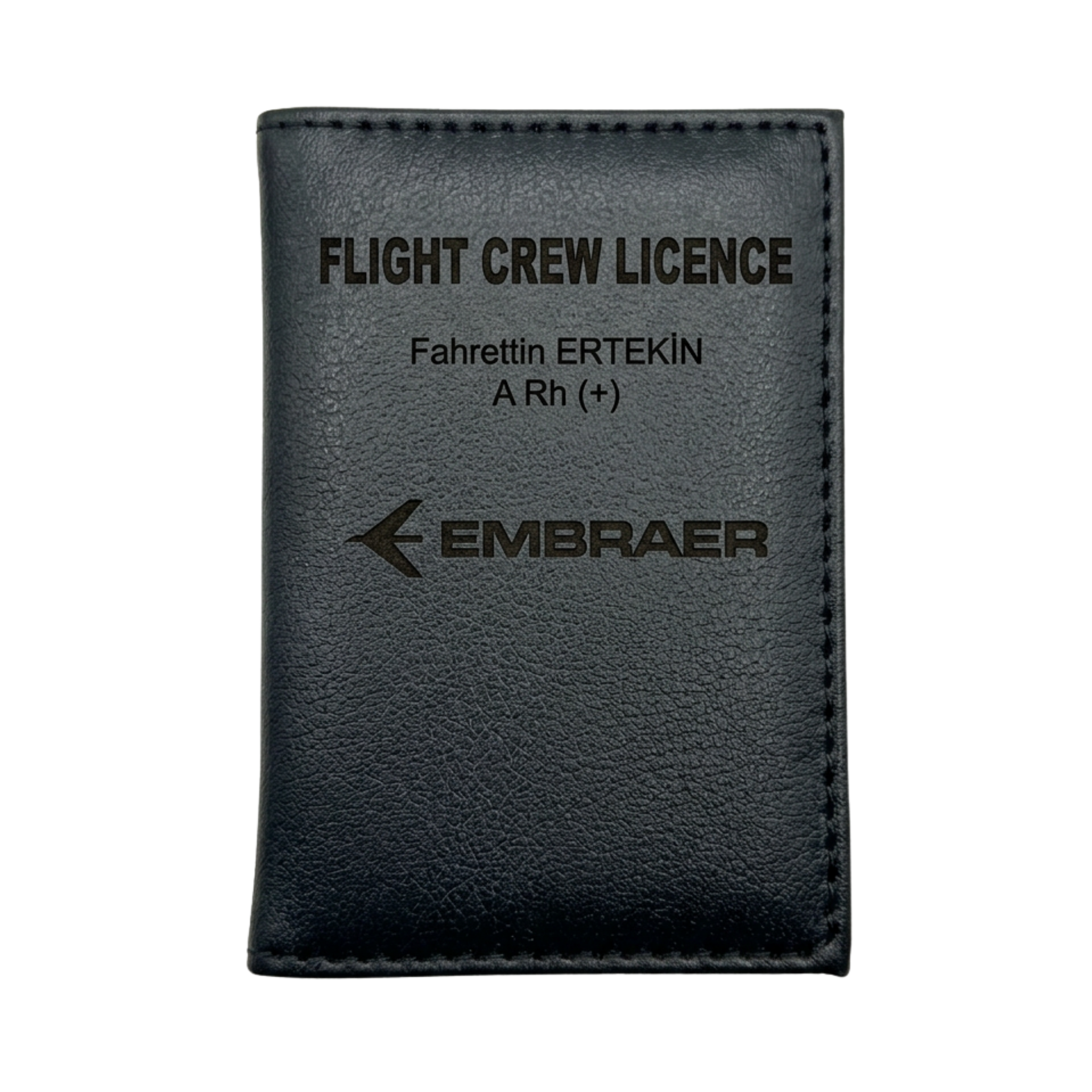 Kişiye Özel "Flight Crew Licence" Lisans ve Kart Kılıfı