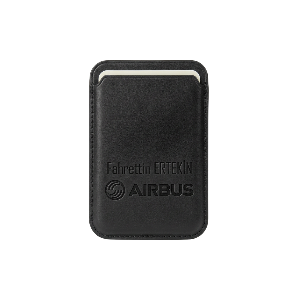 İsim Baskılı Airbus Logolu MagSafe Kartlık