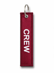 Bordo renkli Kumaş Anahtarlık RBF "Crew" PILOT SHOP BAKIRKÖY marka, anahtarlar için şık ve dayanıklı aksesuar.