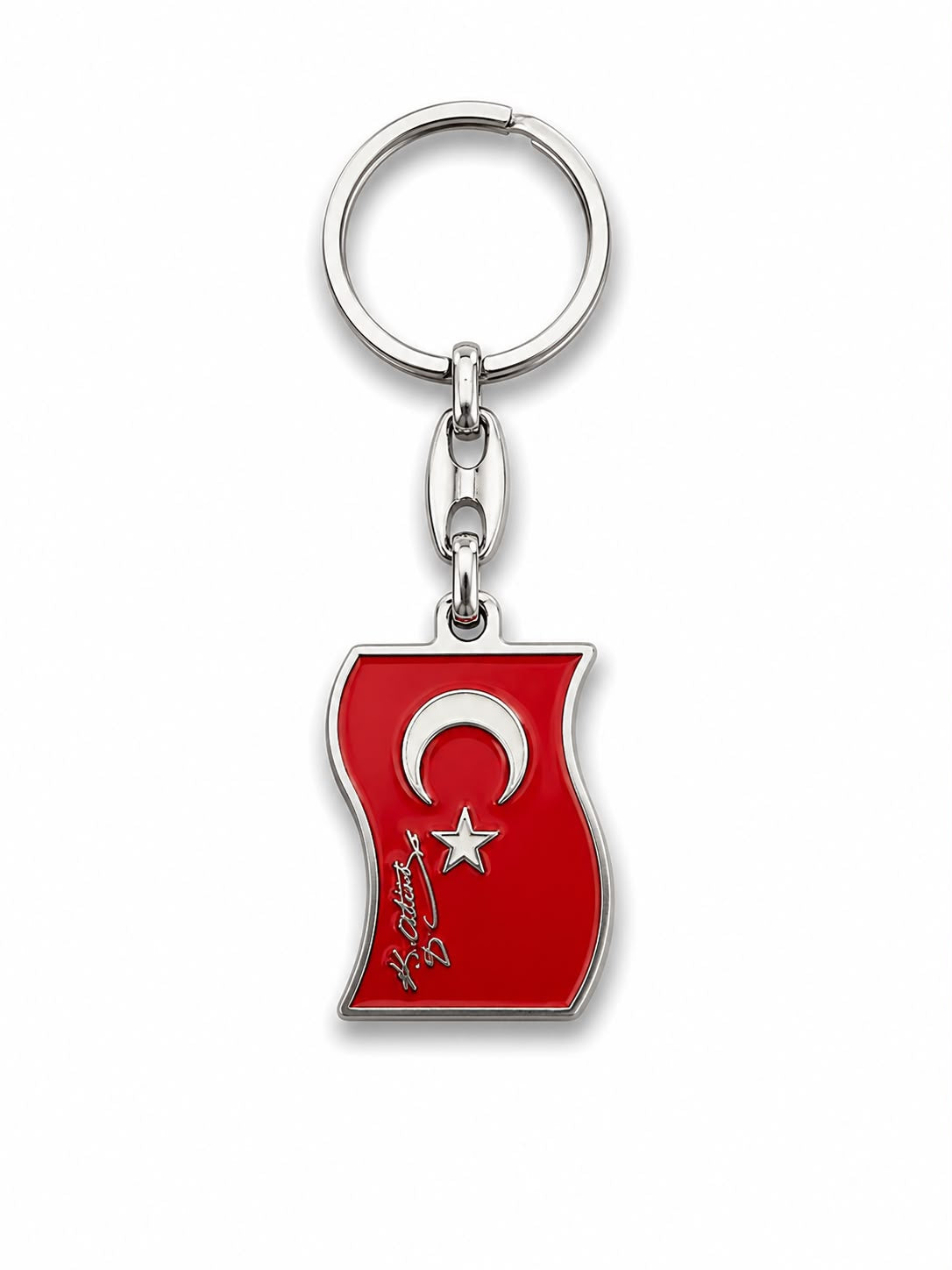 Türkiye bayraklı metal anahtarlık, şık ve dayanıklı anahtarlık, Pilot Shop Bakırköy markasıyla metal anahtarlık.
