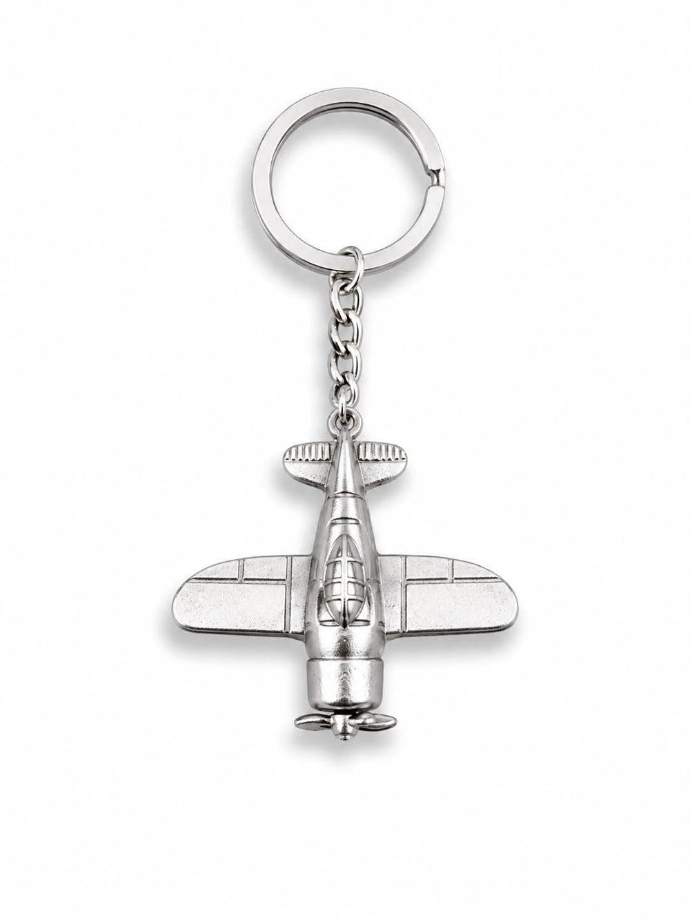Nikel kaplı döner pervaneli metal anahtarlık, dayanıklı ve şık anahtar tutucu, metal anahtarlık koleksiyonuna uygun.