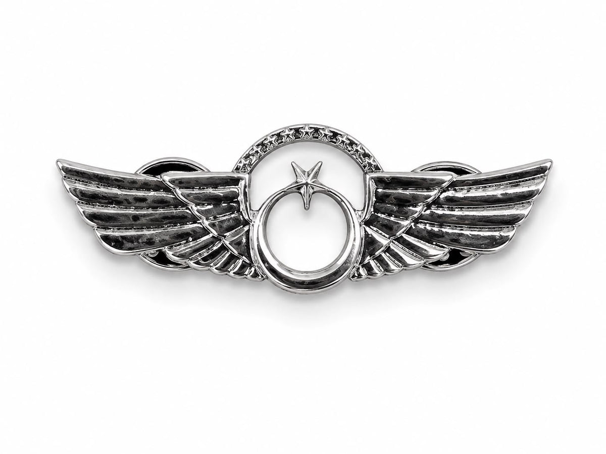 PILOT SHOP BAKIRKÖY marka Brove HV K Tek Köprü Silver Orta 50mm, akşam aksesuarı, metalik gümüş renkli, orta boy.