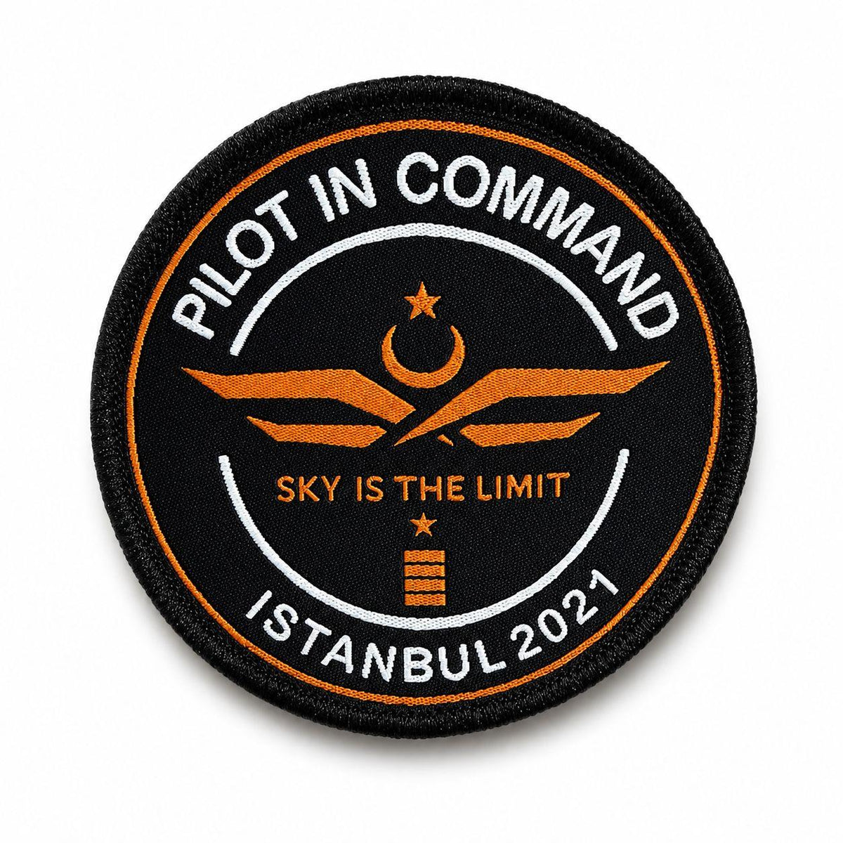 Pilot in Command dokuma peç, şık ve dayanıklı mutfak aksesuarı, uçak temalı dekoratif peç.