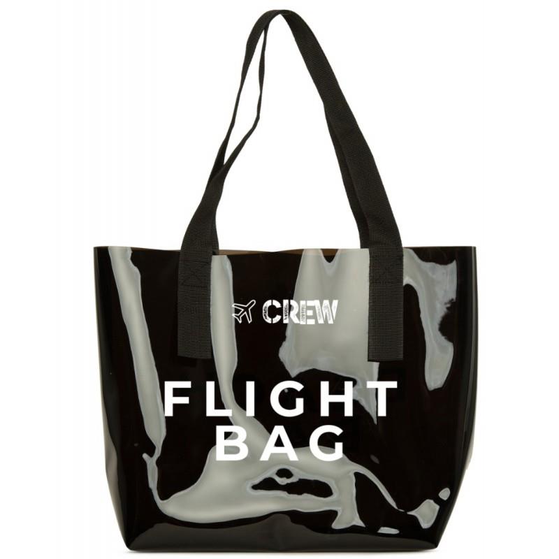 Siyah PLAJ Çantası Flight Bag, dayanıklı plaj çantası, geniş alan ve rahat taşıma için tasarlanmış.