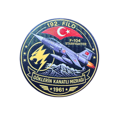 192 Filo F-104 Starfighter 3D TPU peç, cırtlı, göklerin kanatlı mızrağı hava aracı aksesuvarı, pilot temalı detaylı tasarım