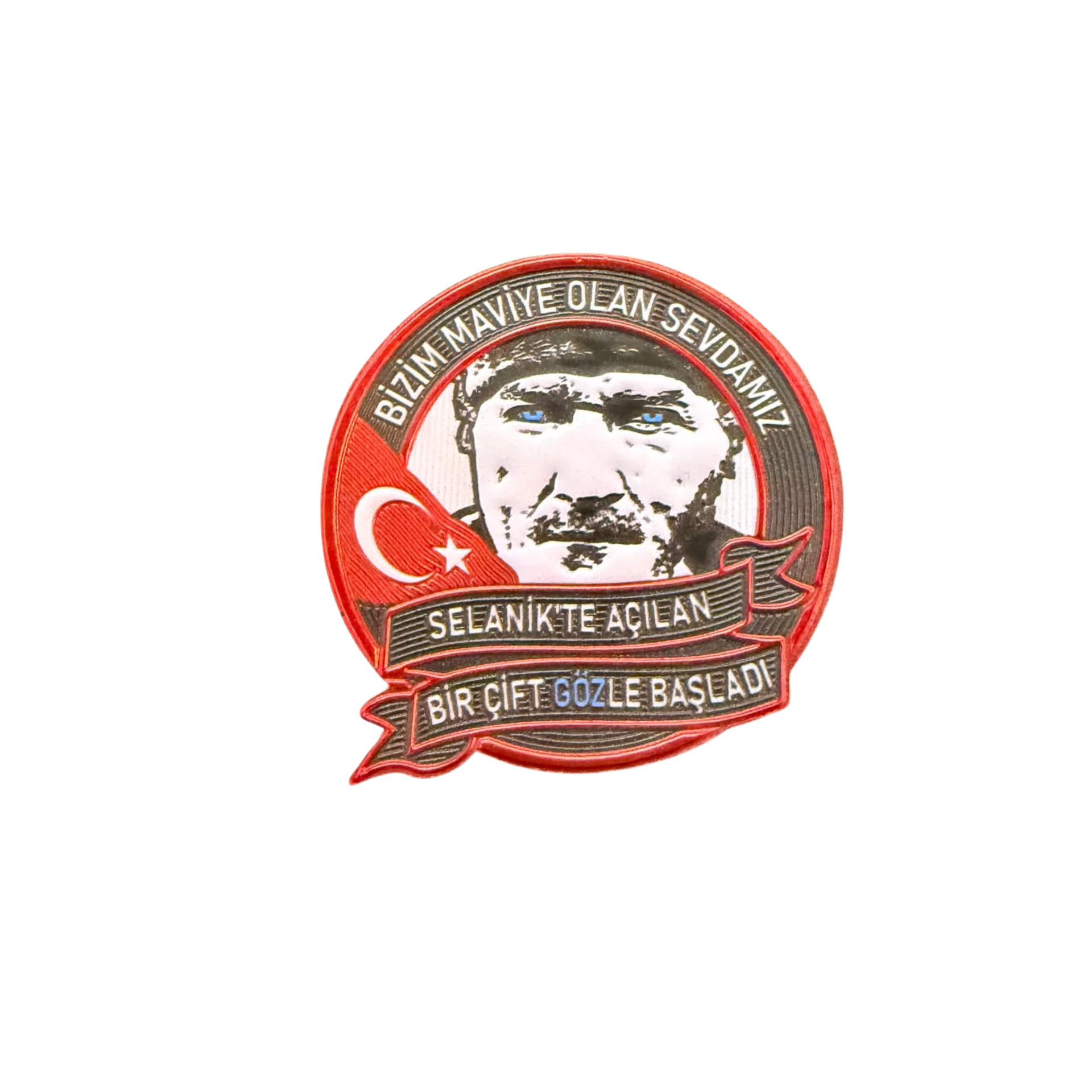 Maviye Olan Sevdamız Atatürk 3D TPU peç cırtlı, Pilot Shop Bakırköy aksesuarlara uygun dayanıklı tasarım.