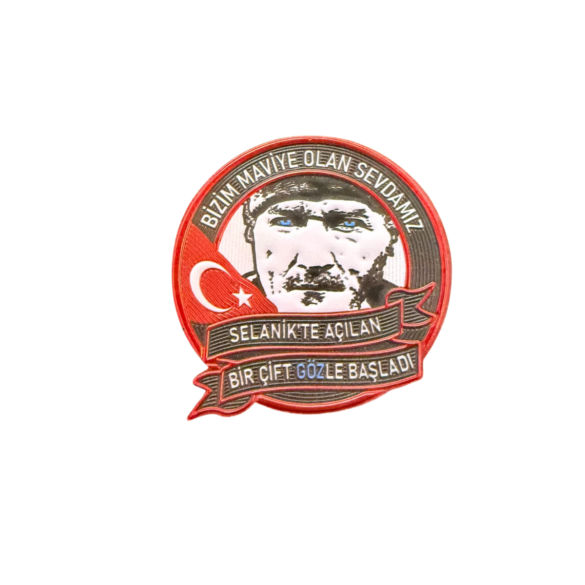 Maviye Olan Sevdamız Atatürk 3D TPU peç cırtlı, Pilot Shop Bakırköy aksesuarlara uygun dayanıklı tasarım.