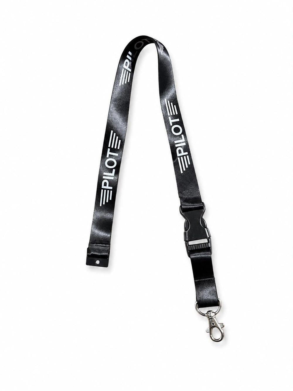 Pilot markalı Lanyard Pilot AKSESUARLAR, kırmızı ve siyah renkli, boyun için kullanışlı ve dayanıklı tasarım.