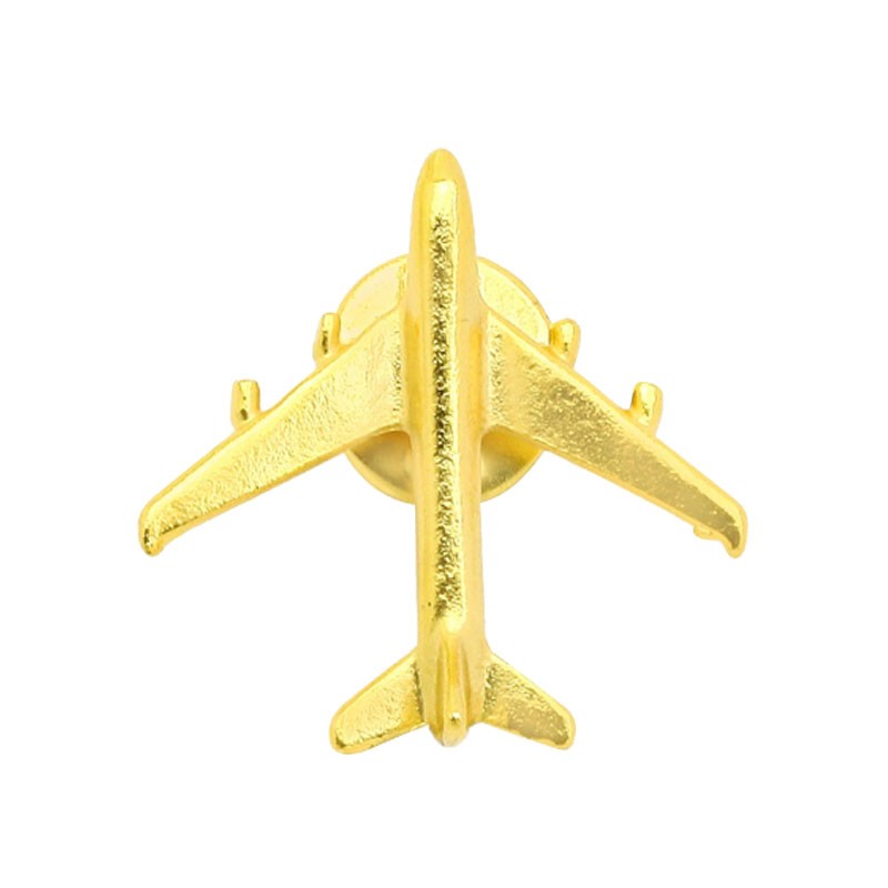 Pilot Shop Bakırköy A340 rozet, metal pin aksesuar, uçak temalı şık takı ve koleksiyon parçası.