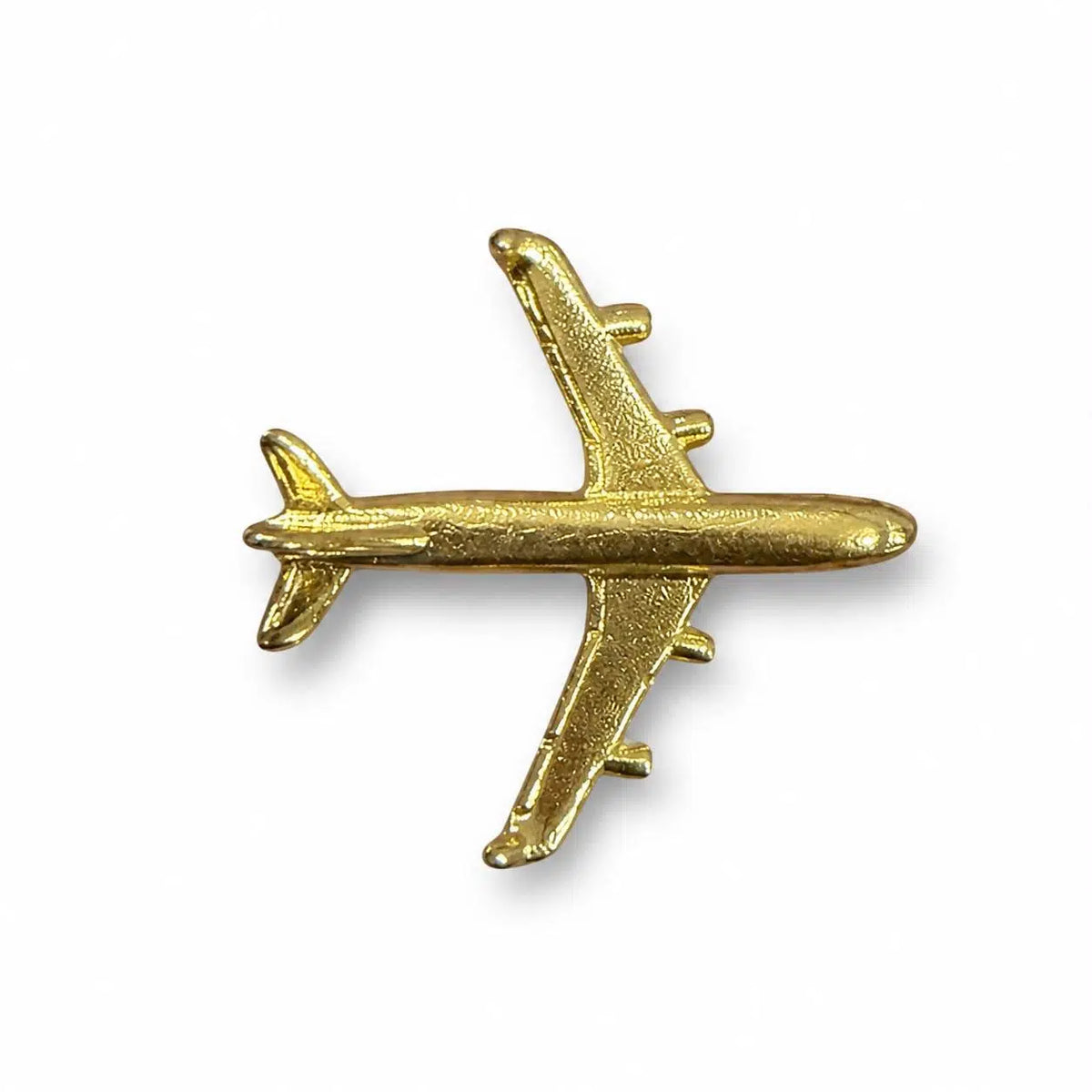 B747-400 uçak simülatörü pin, Pilot Shop Bakırköy markasıyla, metal ve emaye detaylı akseuar, yakın çekim görüntü