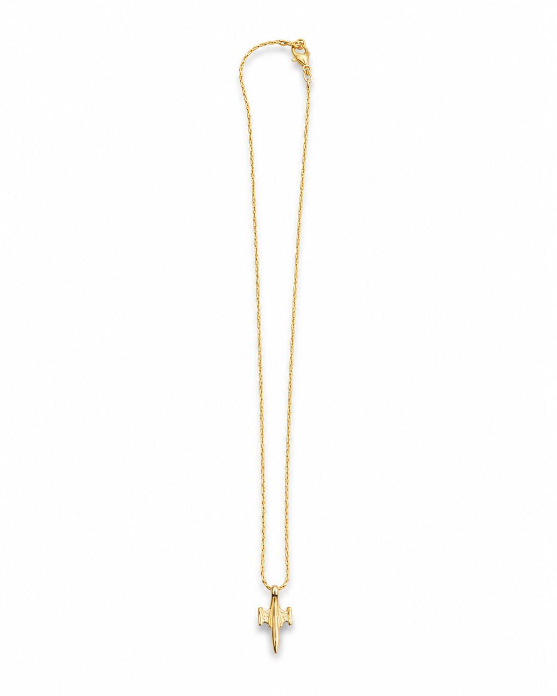 Altın F-104 kolye, şık ve zarif takı, ince tasarım ve detaylar ile öne çıkan Pilot Shop Bakırköy ürünüdür.