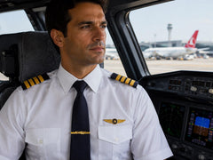 Altın renkli Pilot Shop Bakırköy helikopter motifli kravat iğnesi, zarif ve şık takı aksesuarı.
