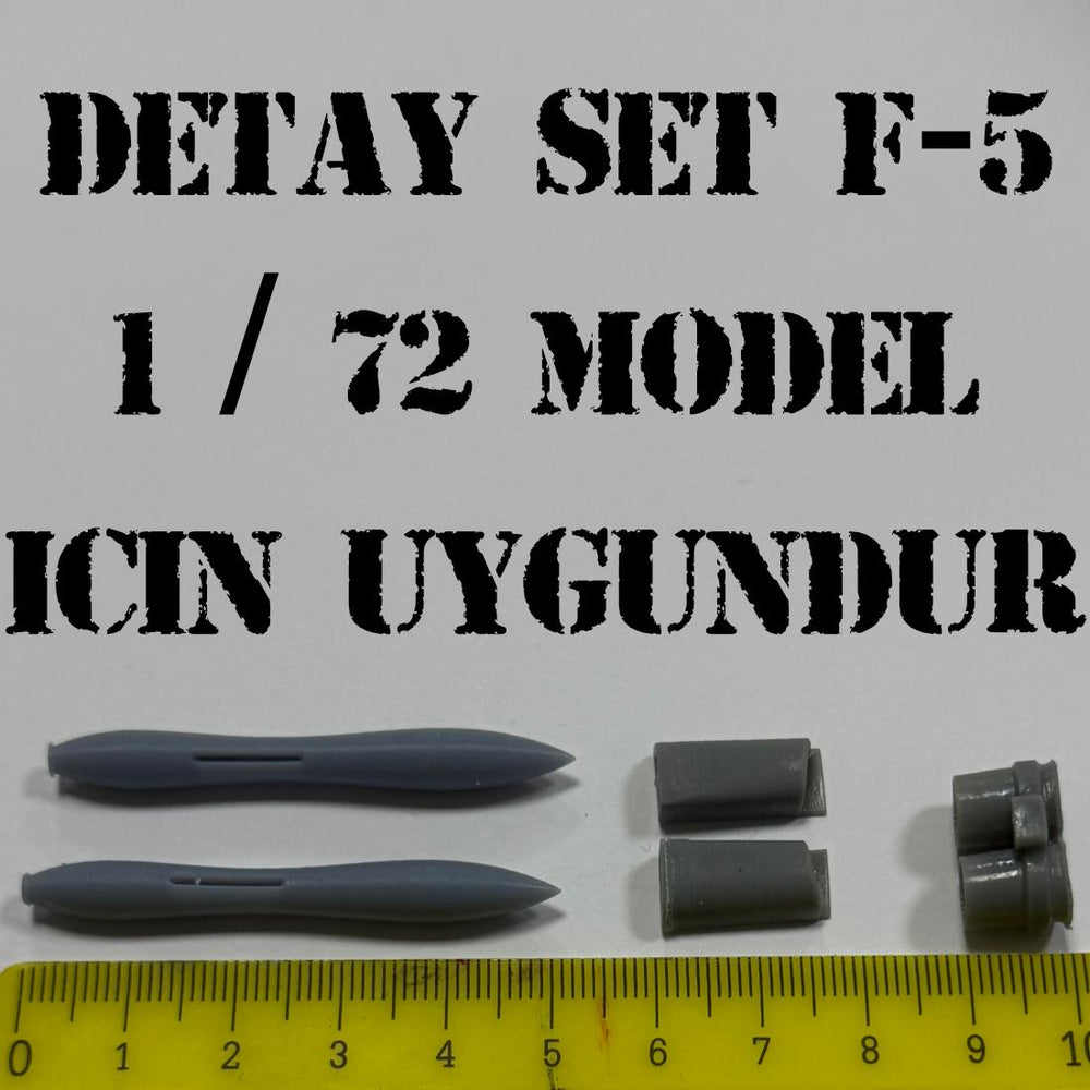 Pilot Shop Bakırköy DETAY SET F-5 maket aksesuarı, model ve maket detaylarıyla gösteren görsel.