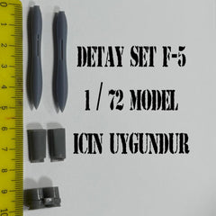 PİLOT SHOP BAKIRKÖY DETAY SET F-5 maket aksesuarı, model ve maket için detaylı küçük parça ve ekipmanlar
