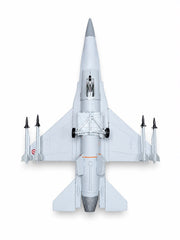 Montajlı ve boyalı F-16 model uçağı, sergilemeye hazır, detaylı savaş uçağı maketi, Pilot Shop Bakırköy markalı.