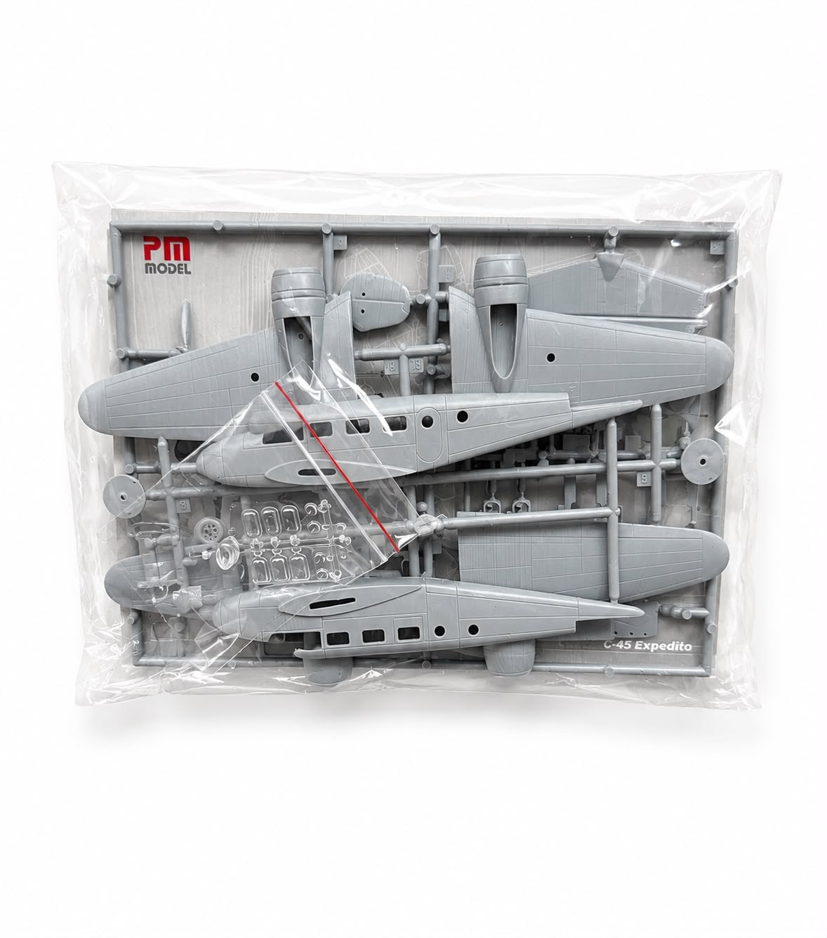 Beechcraft C-45 Expeditor Burma model uçak maketi, demonte plastik eğitim maketi, detaylı pilot eğitim modeli.