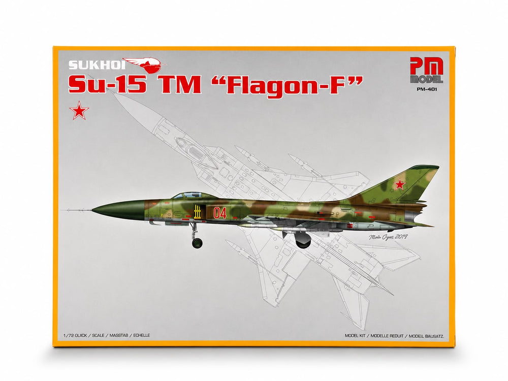PM Model Su-15 TM Flagon plastik uçak maket kiti, detaylı model ve maket ürün, gerçekçi tasarımıyla dikkat çekiyor.