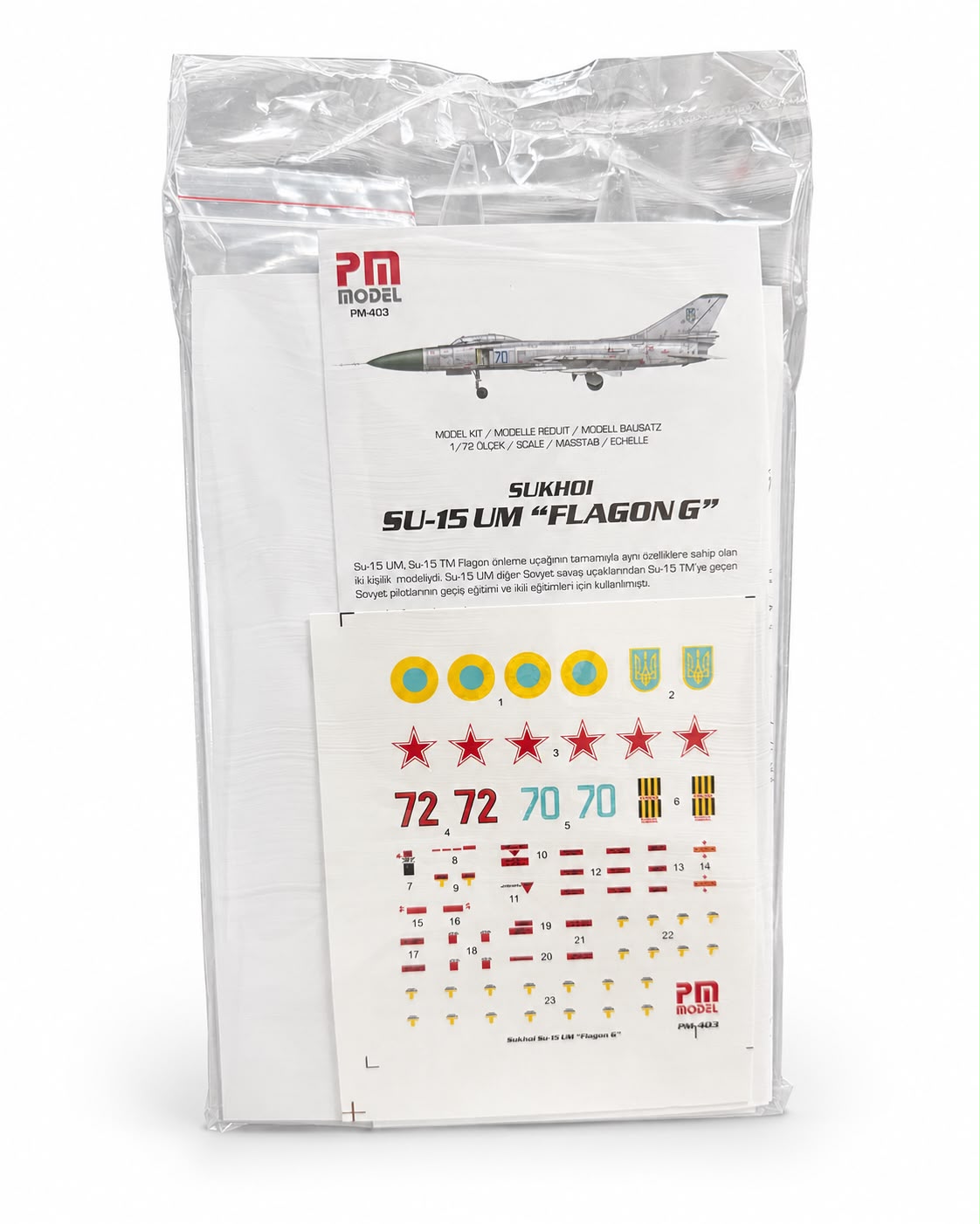 PM Model Su-15 UM önleme uçağı plastik maket, detaylı model ve maket koleksiyon parçası.