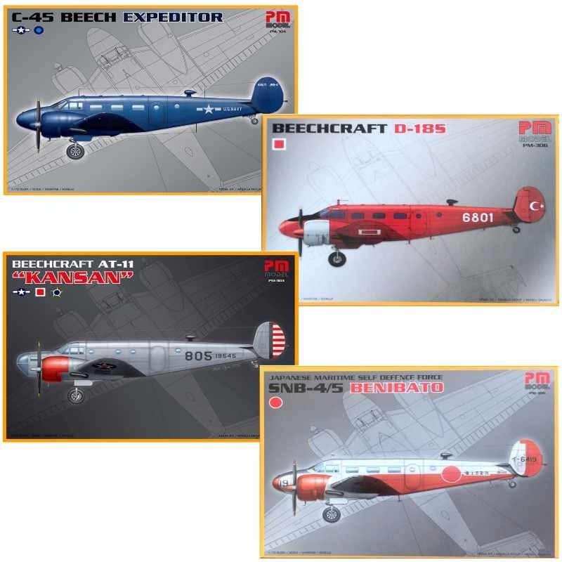 Beechcraft model ve maket seti, detaylı uçak modeli, Pilot Shop Bakırköy markasıyla çeşitli parçalardan oluşuyor.