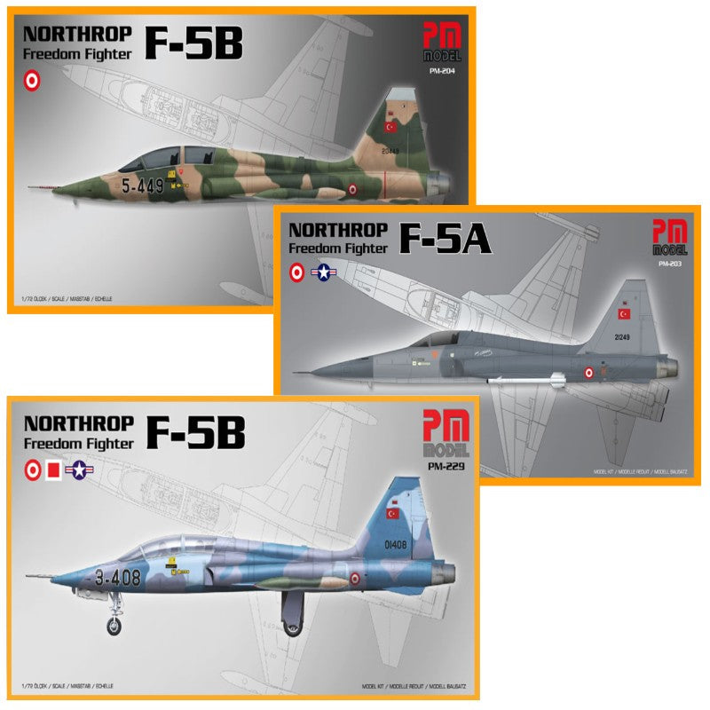 F-5 B, F-5 A ve F-5 B AGG model ve maket seti, Pilot Shop Bakırköy marka, detaylı maket seti görüntüsü