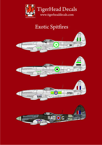Resin model uçak Exotic Spitfires 1/48, detaylı ve gerçekçi görünümlü Pilot Shop Bakırköy markasına ait.