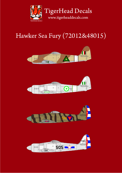Resin model Hawker Sea Fury 1/48 ölçekli havacılık maketi, detaylı ve gerçekçi tasarım.