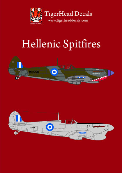 Hellenic Spitfires 1/48 model uçağı, resin malzeme, detaylı pilot shop Bakırköy yapımı, uçak model görseli.