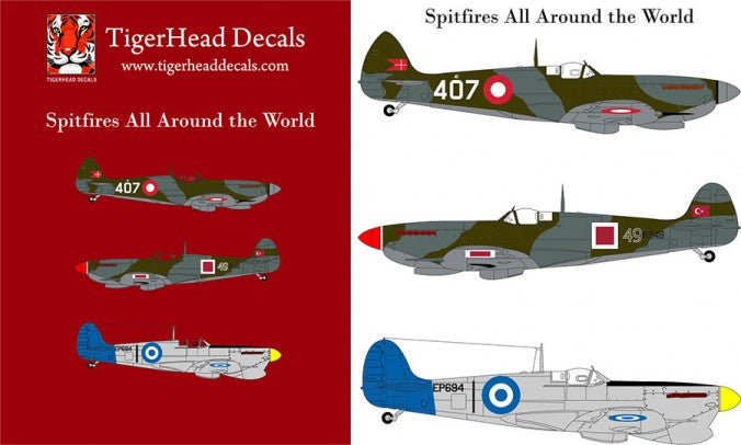 Resin model Spitfires All Around the World, 1/72 ölçekli, detaylı uçak maketi, Pilot Shop Bakırköy tarafından üretilmiş.