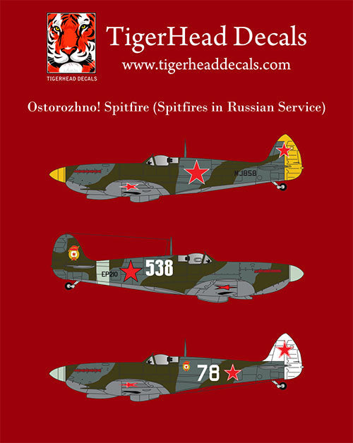 Rus hizmetindeki Spitfire model uçağı, 1/48 ölçekli resin maket ve malzeme, detaylı model görüntüsü
