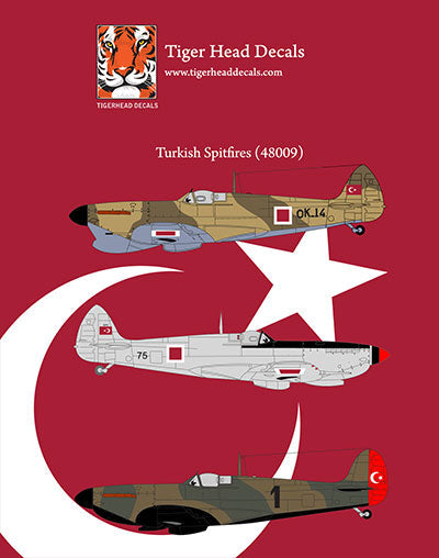 Türk Spitfire modeli, 1/48 ölçekli resin maket, Pilot Shop Bakırköy marka, detaylı ve gerçekçi görünüm.