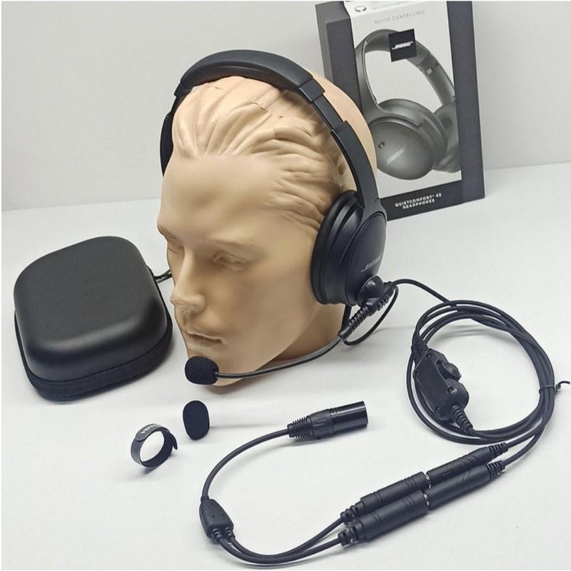 Boeing aviation headset mikrofonu RAAR MS-01, profesyonel kokpit mikrofonu, pilotler için uygun, yüksek ses kalitesi.