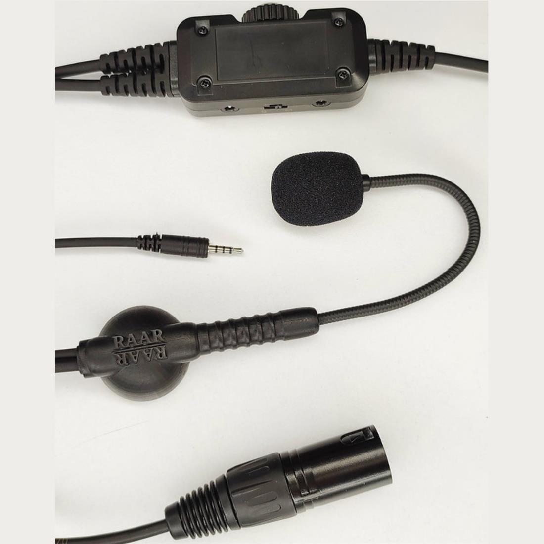 Raar MS-02 Airbus aviation headset mikrofonu, profesyonel kokpit mikrofonu, yüksek ses kalitesi ve dayanıklılık ile.