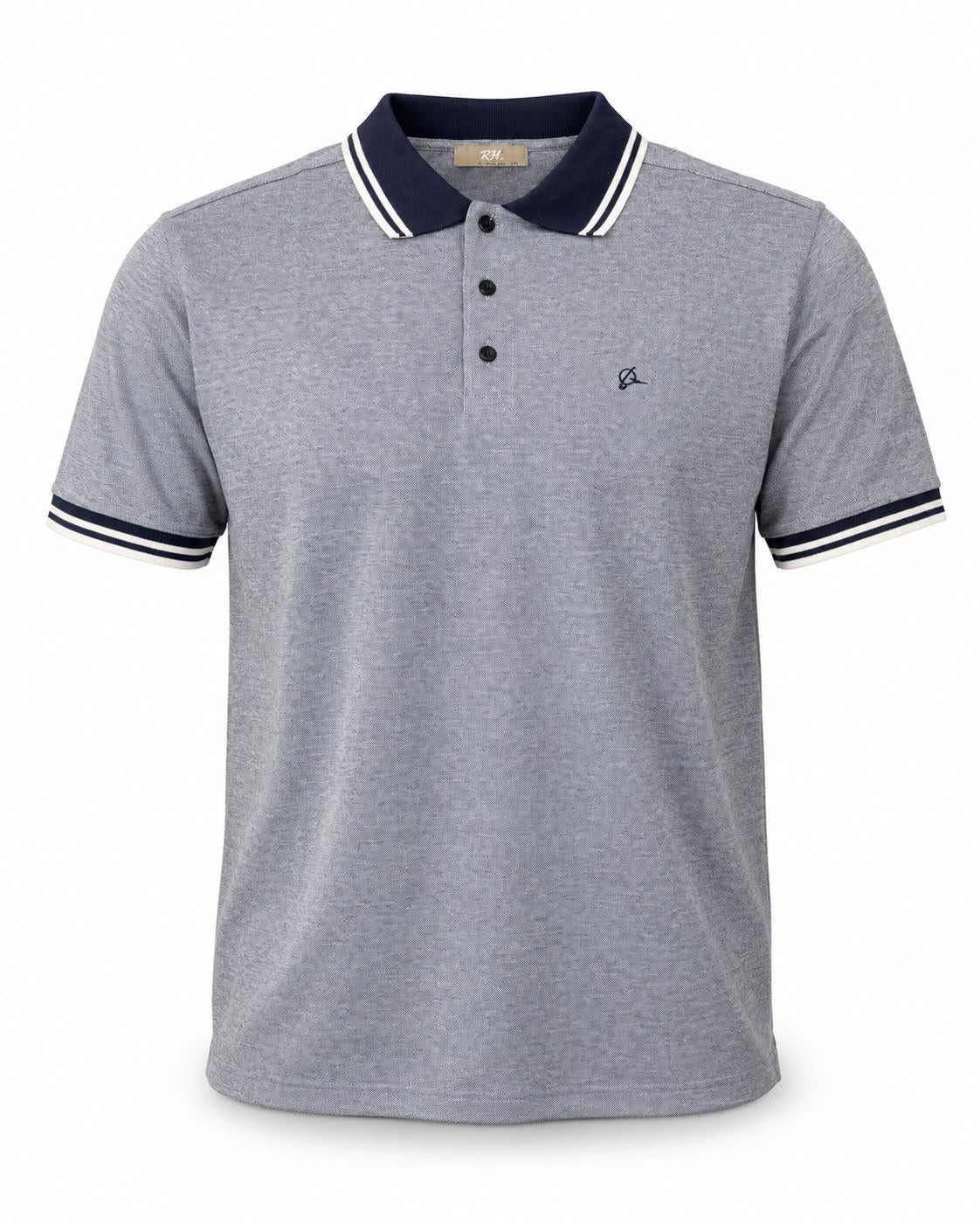 Gri Colvino polo yaka tişört, günlük kullanım için şık ve rahat; PILOT SHOP BAKIRKÖY markası.