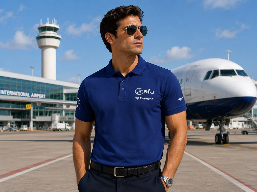 Koyu mavi Afa Diamond T-Shirt, günlük kullanım için PILOT SHOP BAKIRKÖY markası, rahat ve şık gömlek.