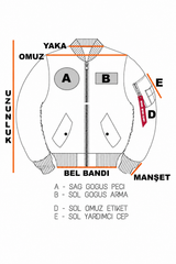 Kül siyahı CAT3A deri pilot montu, tekstil ve uniformalar kategorisinde, dayanıklı ve şık pilot montu.